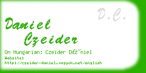 daniel czeider business card
